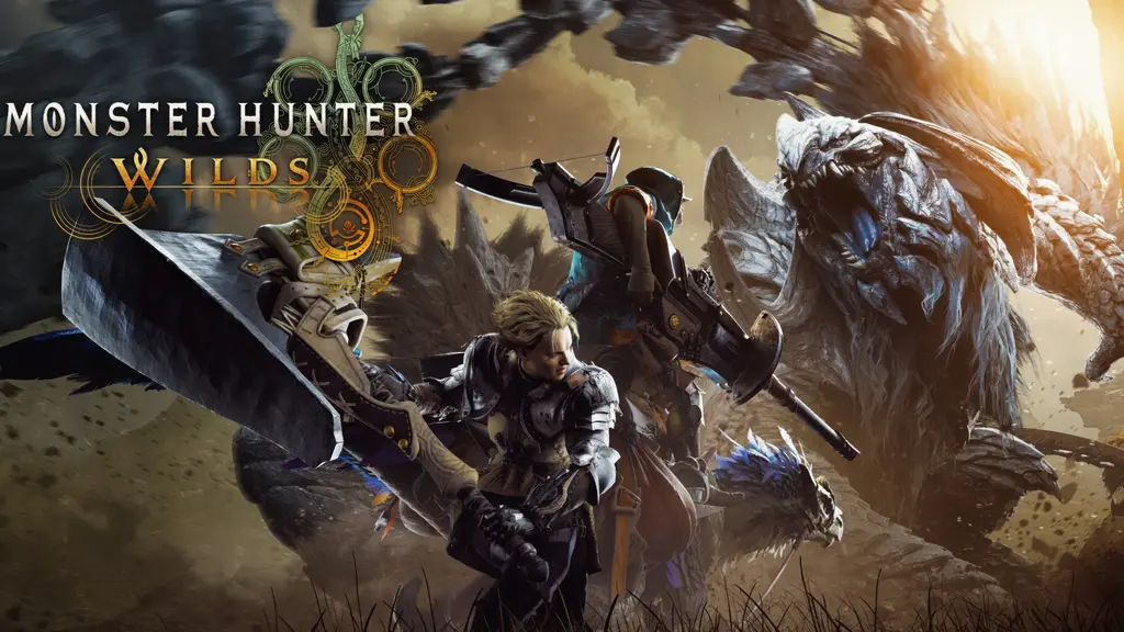 Battle With Monster Monster Hunter Wilds Key Art 2025 Games
