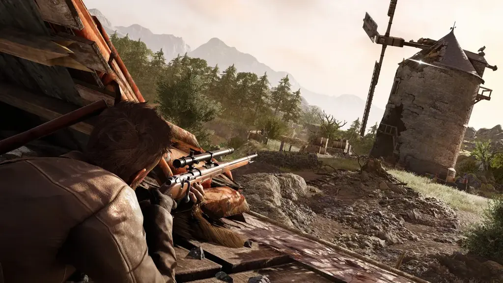 sniper from long distance-sniper elite 3