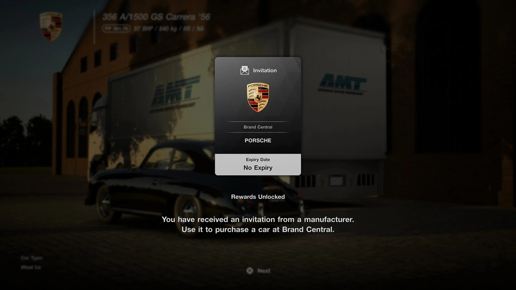Gran Turismo 7 Unlimited car invitations