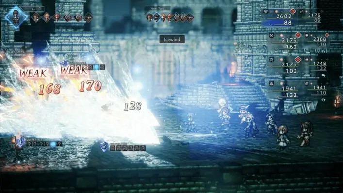 OCTOPATH TRAVELER 0 Battle scene